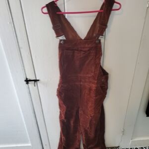 Women's Brown Overalls